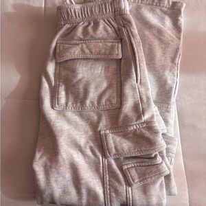 Garage Light Pink Fleece Joggers